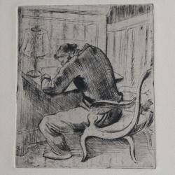 Gravure originale Casimir REYMOND