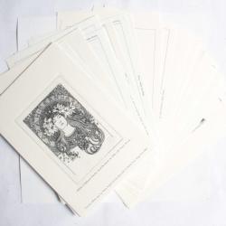 Lot 24 Planche Gravure sujet diverse La poste 2005-2010