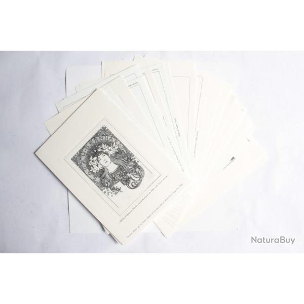 Lot 24 Planche Gravure sujet diverse La poste 2005-2010