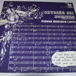 Vinyle sp&eacute;cial 45T Jazz Pierre Henchoz ?- Odyss&eacute;e 221