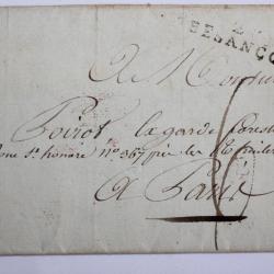 Pli marque postale cachet Besan&ccedil;on 1810