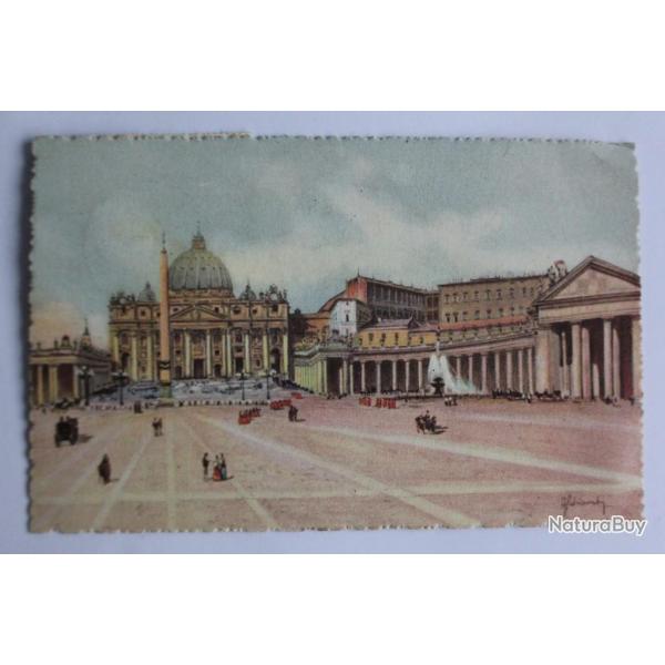 CPA Italie Basilica di san pietro e Palazzo 1933