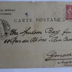 CPA banque imp&eacute;riale OTTOMANE 1912