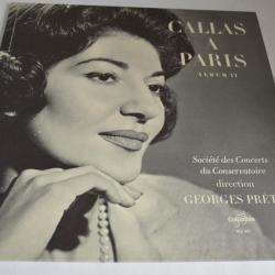 Vinyle 33T Op&eacute;ra  Callas - Callas &Agrave; Paris (Album II)