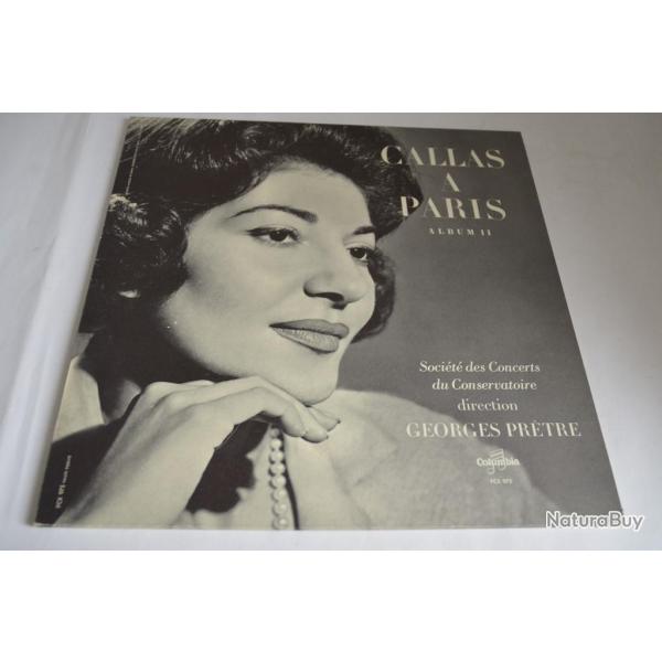 Vinyle 33T Op�ra  Callas - Callas � Paris (Album II)