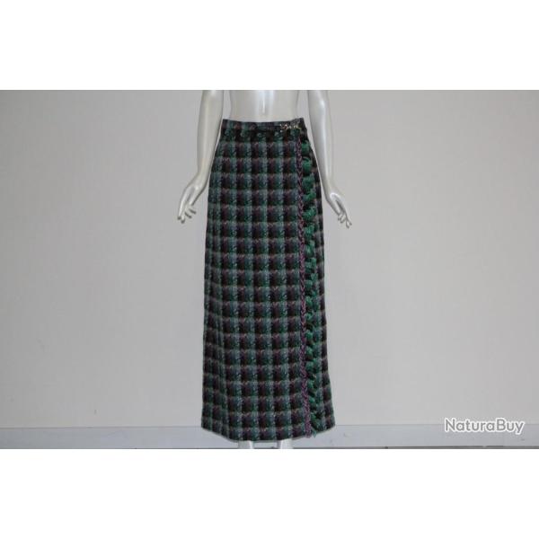 Jupe longue laine vintage Campbell's Tweed Tartan Irlande