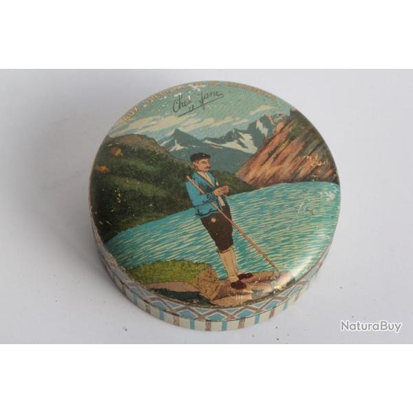 Bo�te bonbons t�le s�rigraphi�e Aux sp�cialit�s de Cauterez Chez Jane