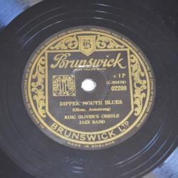 Vinyl 10 78T Jazz K. Oliver's Creole..-Dipper Mouth.../Canal Street...
