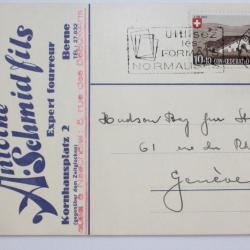 CPA Suisse publicit&eacute; Antoine schmid fils 1945