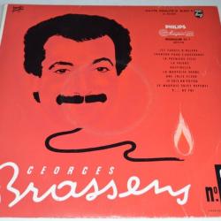 Vinyle 33T Chanson Georges Brassens ? N&deg;3 1955