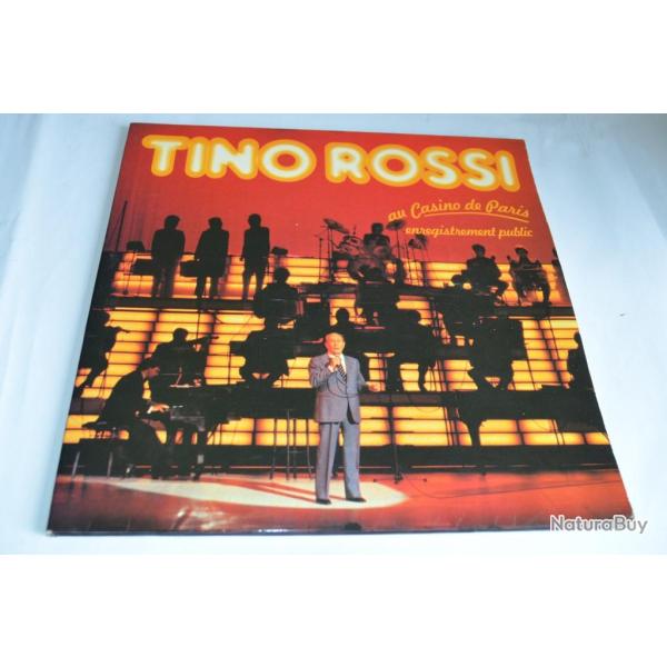 2 x Vinyles 33T Chanson  Tino Rossi ?- Au Casino De Paris
