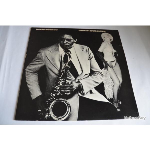 Vinyle 33T Jazz  Lee Allen & His Band ?- Down On Bourbon Street