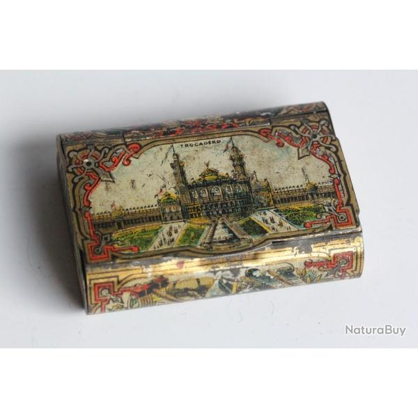 Tabati�re t�le Exposition universelle Paris 1878 Trocad�ro