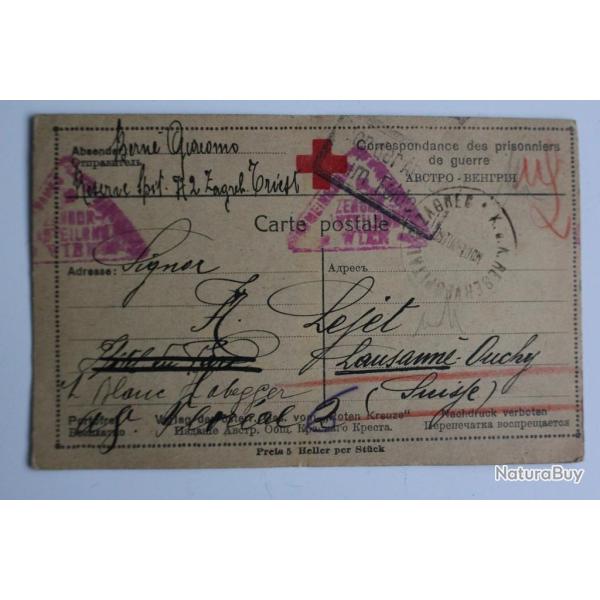 CPA Correspondance des prisonniers de guerre ABCTPO avec r�ponse