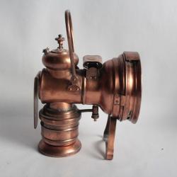 Ancienne Lampe carbure Fa. J. Decker Neuchâtel Suisse 1906