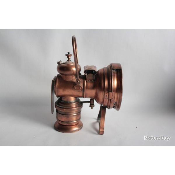 Ancienne Lampe carbure Fa. J. Decker Neuch�tel Suisse 1906