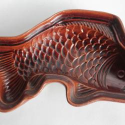 Moule terre vernissée Poisson