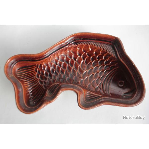 Moule terre verniss�e Poisson