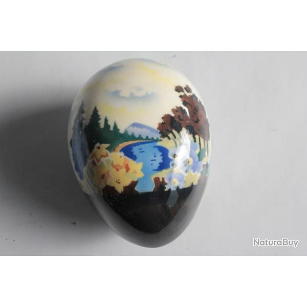Ancienne Bo�te oeuf porcelaine