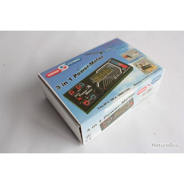 Modlisme Appareil de mesure Simprop 3 in 1