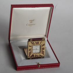 CARTIER Pendulette R&eacute;veil de voyage Must de Cartier