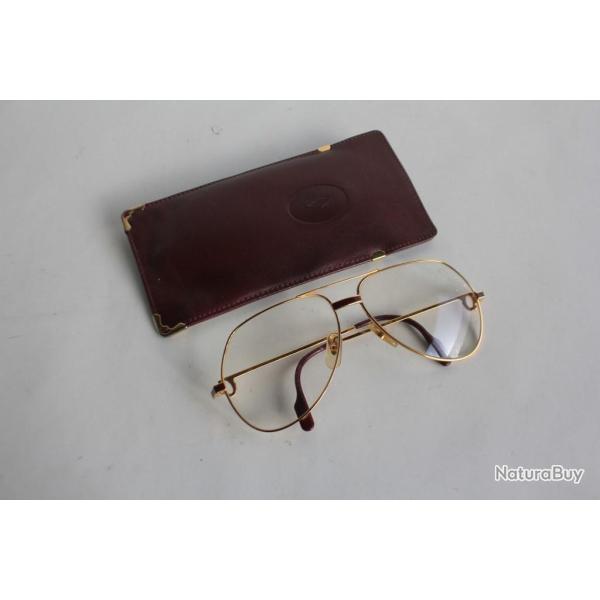 CARTIER Lunettes Vend�me Laque de Chine Aviateur