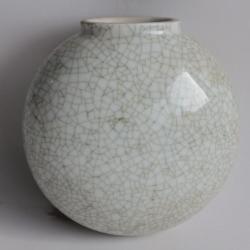 Vase &agrave; suspendre c&eacute;ramique craquel&eacute;e Metzler & Ortloff Allemagne