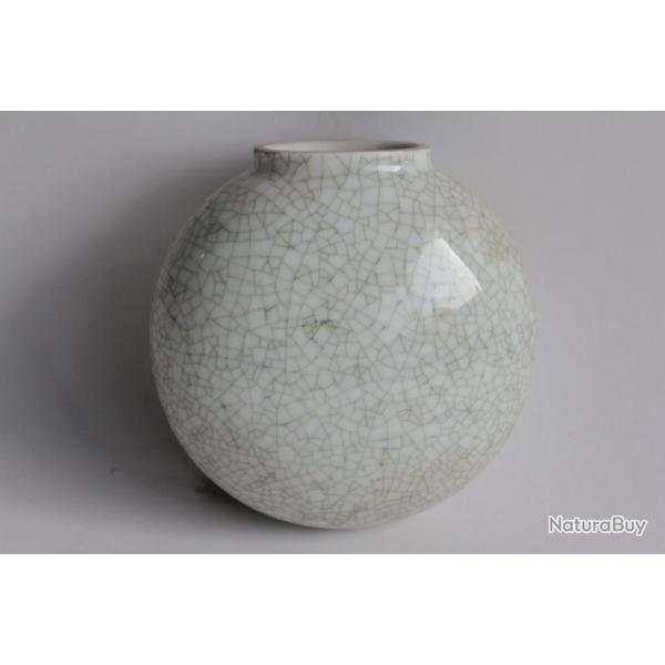 Vase � suspendre c�ramique craquel�e Metzler & Ortloff Allemagne