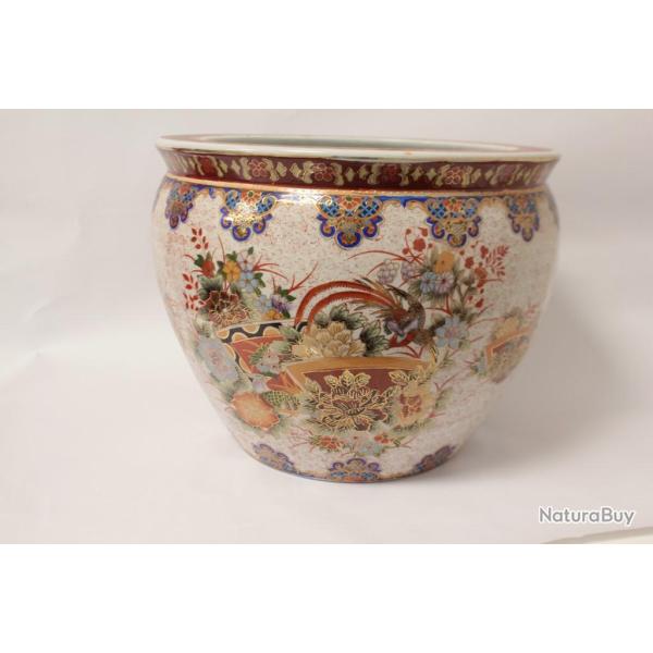 Bassin a poissons Jardini�re porcelaine Chine