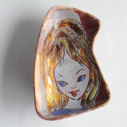 Fernande Kohler Coupelle tripode c&eacute;ramique Vallauris