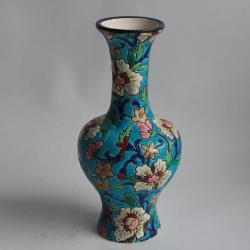 Vase soliflore c&eacute;ramique &eacute;maux de LONGWY