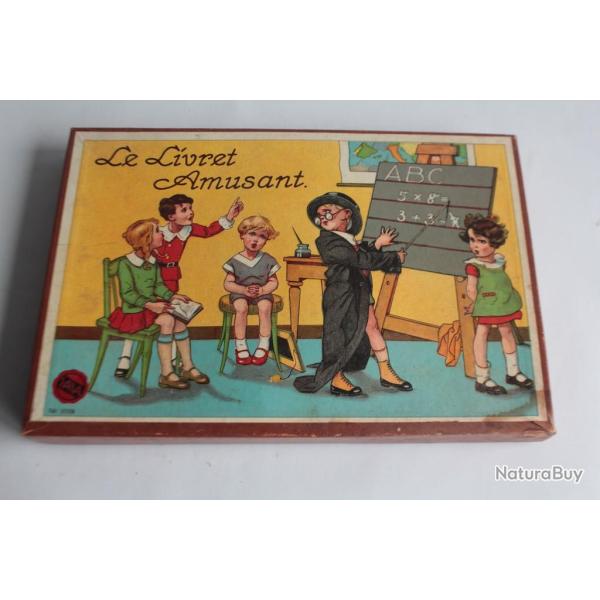 Ancien Jeu de soci�t� Le livret amusant Tables de multiplication