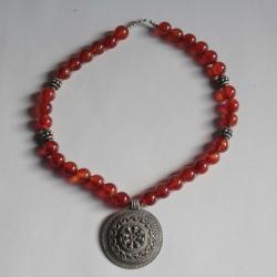 Collier Pendentif ethnique argent Oman