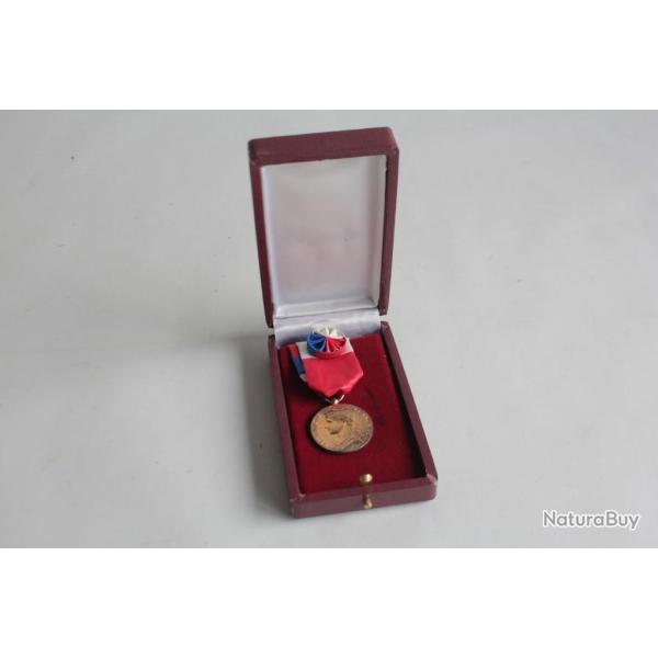 M�daille vermeil Minist�re du travail 1982 Honneur travail