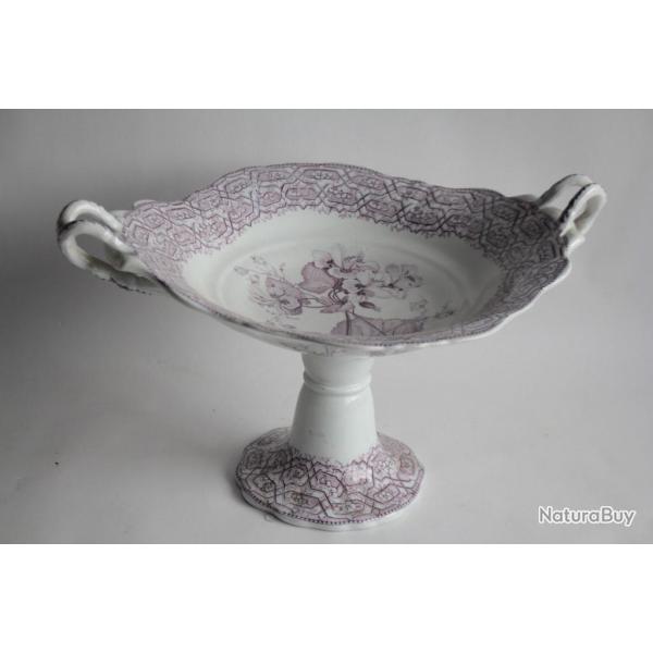 MINTON Coupe sur pied fa�ence Treillis & Plants