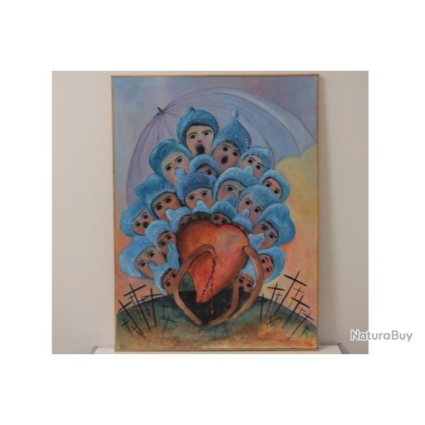 Tableau peinture Jehany Art na�f Thonon-les-Bains