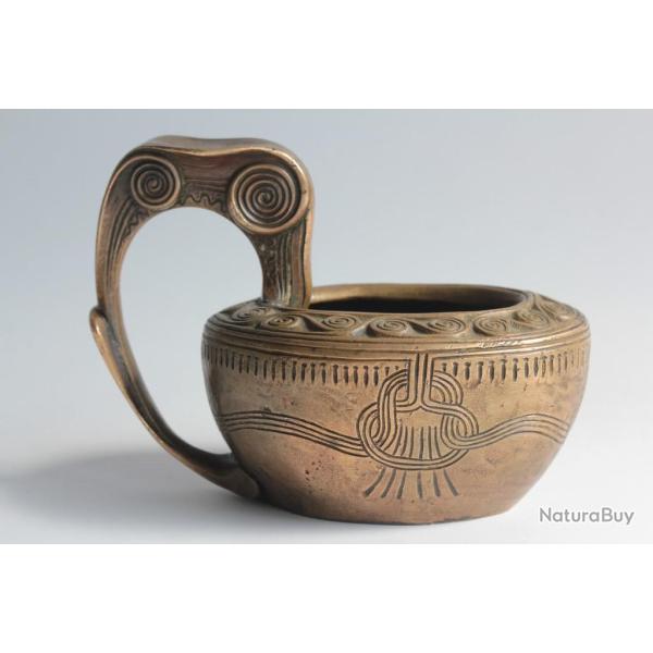 Gustav GURSCHNER Coupe bronze Art Nouveau