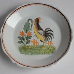 Assiette c&eacute;ramique Coq