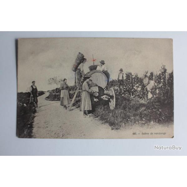 CPA Suisse Sc�nes Vaudoise n�407 Sc�ne de vendange
