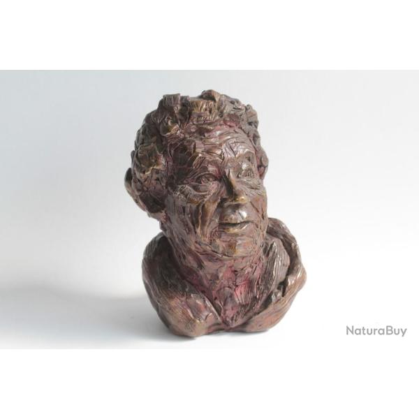 Bronze cire perdue Buste Homme TS