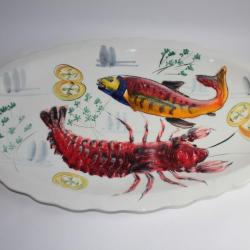 Plat &agrave; Poisson c&eacute;ramique Italie