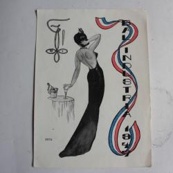 CPA Suisse soci&eacute;t&eacute; &eacute;tudiante Zofingue Bal d'industria 1947 Carte Postale