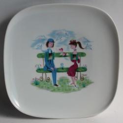 PEYNET Assiette porcelaine Rosenthal Studio-Linie