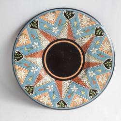 Assiette c&eacute;ramique &eacute;maux de Thun Thoune Suisse Gen&egrave;ve