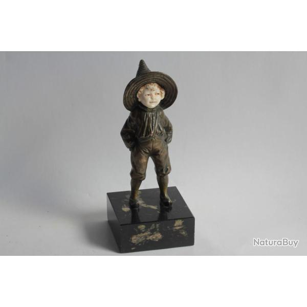 Bronze BAILLY Charles-Eloy Petit gar�on
