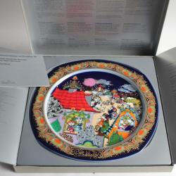 ROSENTHAL Assiette porcelaine Bjorn Wiinblad No&euml;l 1990