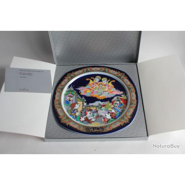 ROSENTHAL Assiette porcelaine Bjorn Wiinblad No�l 1993