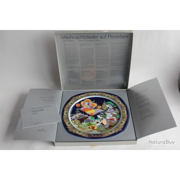 ROSENTHAL Assiette porcelaine Bjorn Wiinblad No�l 1991