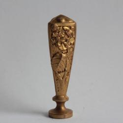 Sceau bronze doré Mûres Art Nouveau