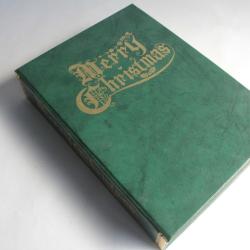 Boite &agrave; musique livre merry Christmas arche de no&eacute;